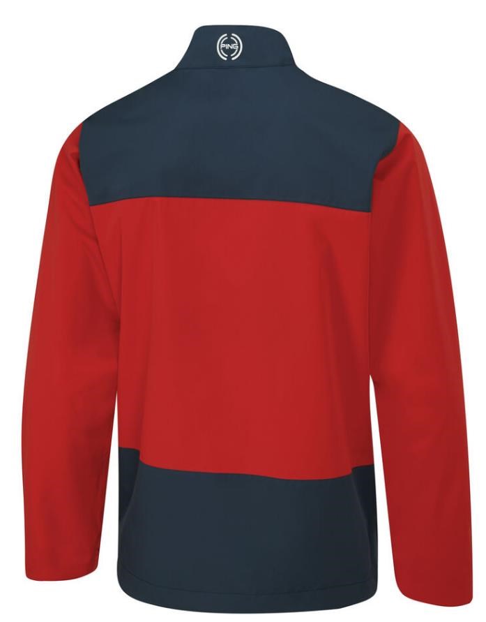 Ping AquaDrive Waterproof Wasserdichte Herrenjacke, classic red/oxford blue