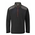 Ping AquaDrive Half-Zip Waterproof Wasserdichte Herrenjacke, black/asphalt