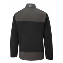 Ping AquaDrive Half-Zip Waterproof Wasserdichte Herrenjacke, black/asphalt