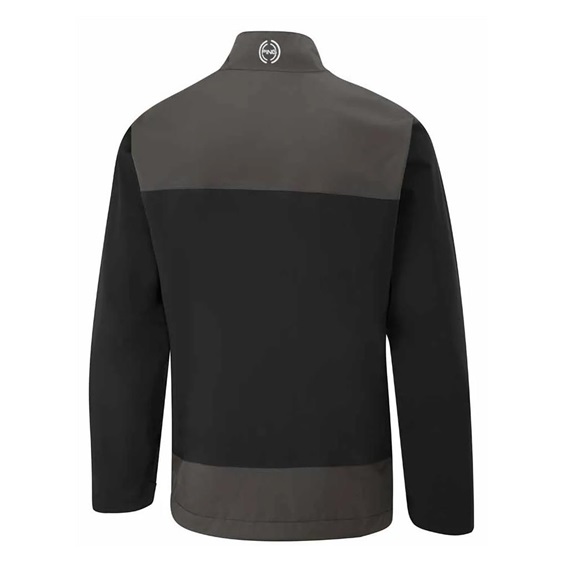 Ping AquaDrive Half-Zip Waterproof Wasserdichte Herrenjacke, black/asphalt