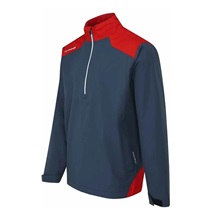 Ping AquaDrive Half-Zip Waterproof Wasserdichte Herrenjacke, oxford blue/classic red