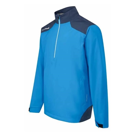 Ping AquaDrive Half-Zip Waterproof Wasserdichte Herrenjacke, blau