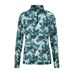 Ping Jasmine Printed long Sleeve Damen Poloshirt, navy multi