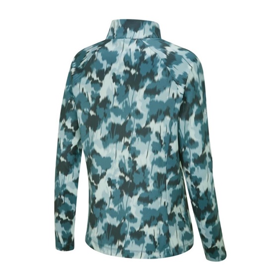 Ping Jasmine Printed long Sleeve Damen Poloshirt, navy multi