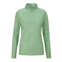 Ping Jasmine Printed long Sleeve Damen Poloshirt, eucalyptus multi