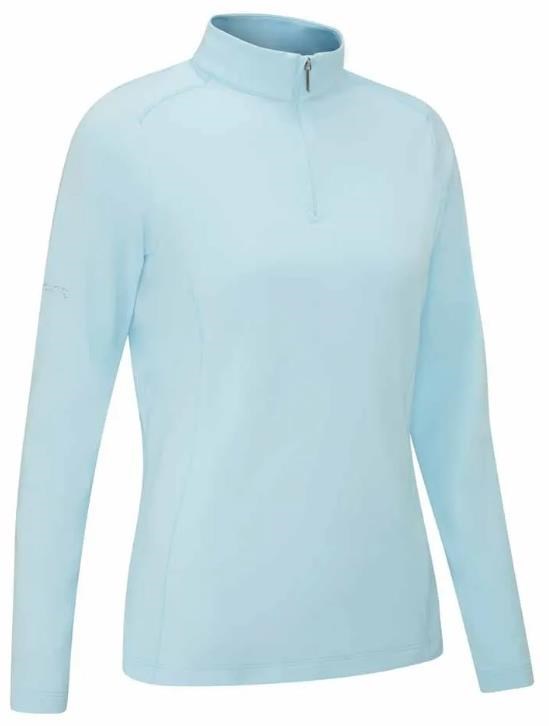 PING Aveline Half Zip Damen Poloshirt, crystal blue