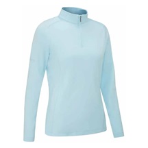 PING Aveline Half Zip Damen Poloshirt, crystal blue