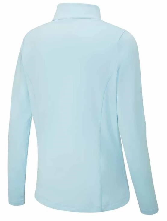 PING Aveline Half Zip Damen Poloshirt, crystal blue