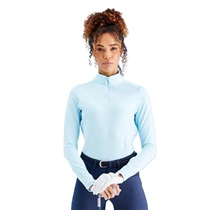 PING Aveline Half Zip Damen Poloshirt, crystal blue