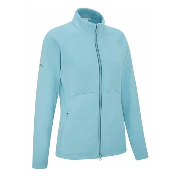 Ping Catherine Full zip fleece Damen Poloshirt, oasis