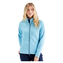 Ping Catherine Full zip fleece Damen Poloshirt, oasis