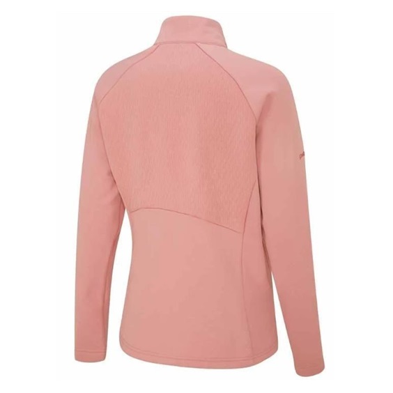 Ping Catherine Full zip fleece Damen Poloshirt, rosa