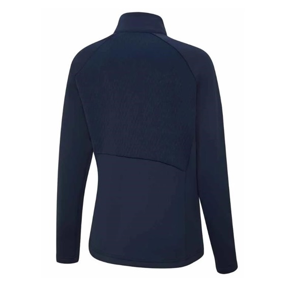 Ping Catherine Full zip fleece Damen Poloshirt, dunkelblau