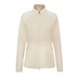 Ping Catherine Full zip fleece Damen Poloshirt, chalk