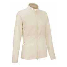 Ping Catherine Full zip fleece Damen Poloshirt, chalk