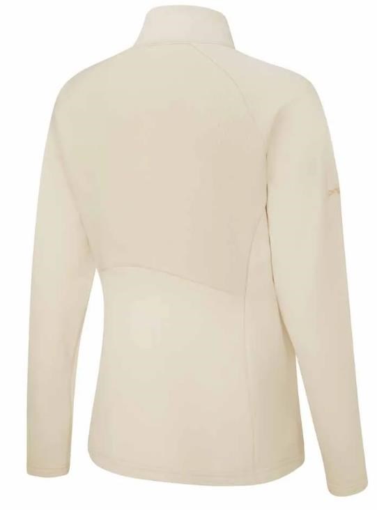 Ping Catherine Full zip fleece Damen Poloshirt, chalk