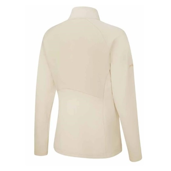 Ping Catherine Full zip fleece Damen Poloshirt, chalk