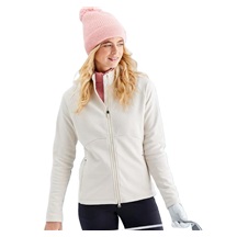 Ping Catherine Full zip fleece Damen Poloshirt, chalk