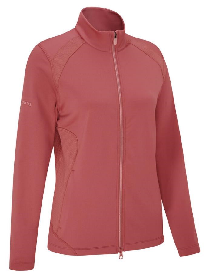 Ping Eda Lightweight Full Zip Damenjacke, rose