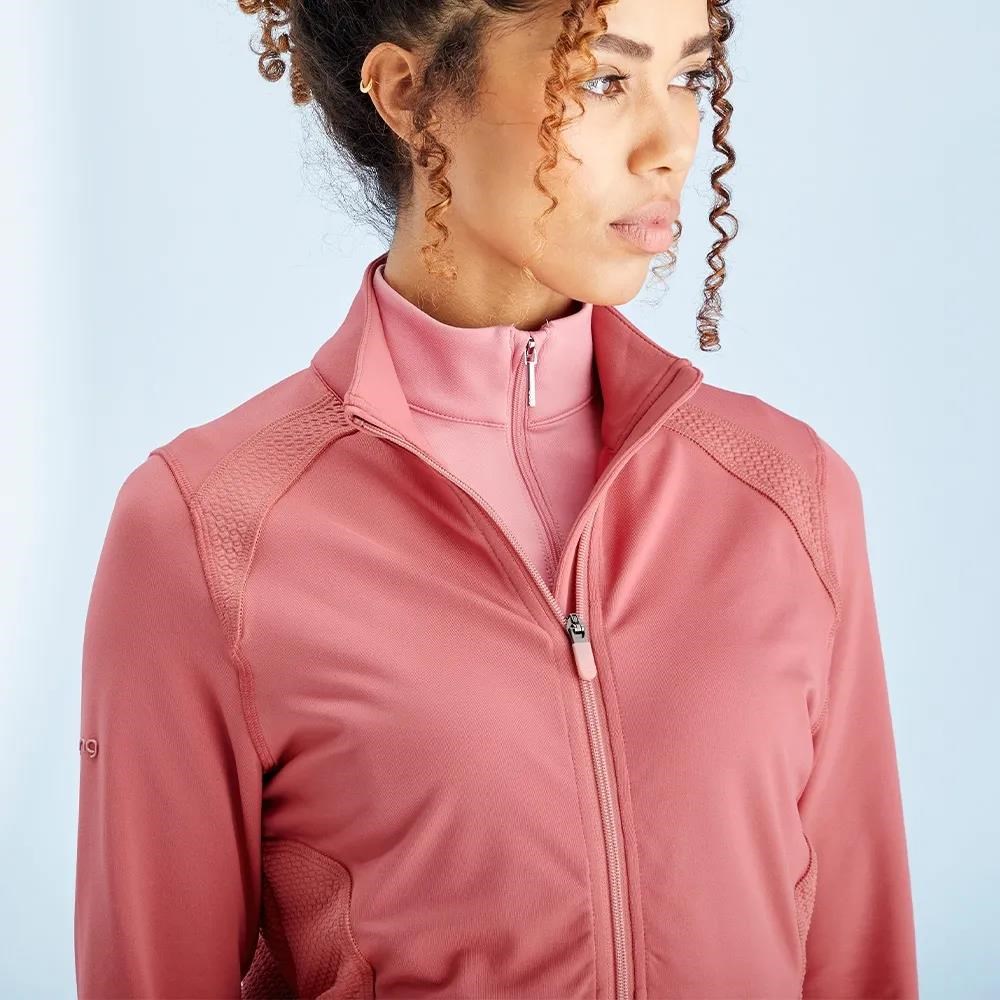 Ping Eda Lightweight Full Zip Damenjacke, rose