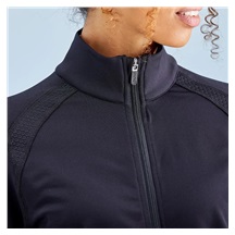 Ping Eda Lightweight Full Zip Damenjacke, schwarz