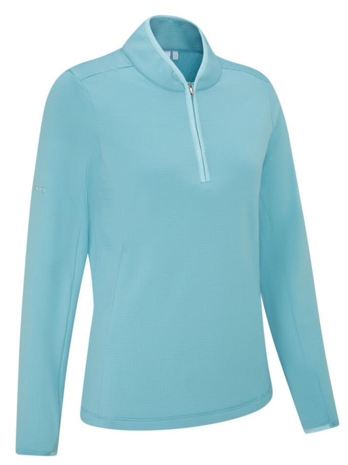 Ping Abigale Performance FleeceDamen Poloshirt, oasis