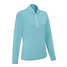 Ping Abigale Performance FleeceDamen Poloshirt, oasis