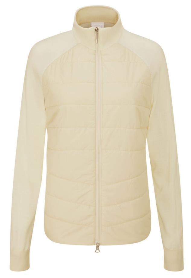 Ping Fran Hybrid full-zip Damenjacke, chalk/egret