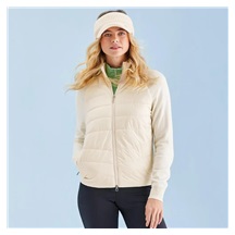 Ping Fran Hybrid full-zip Damenjacke, chalk/egret