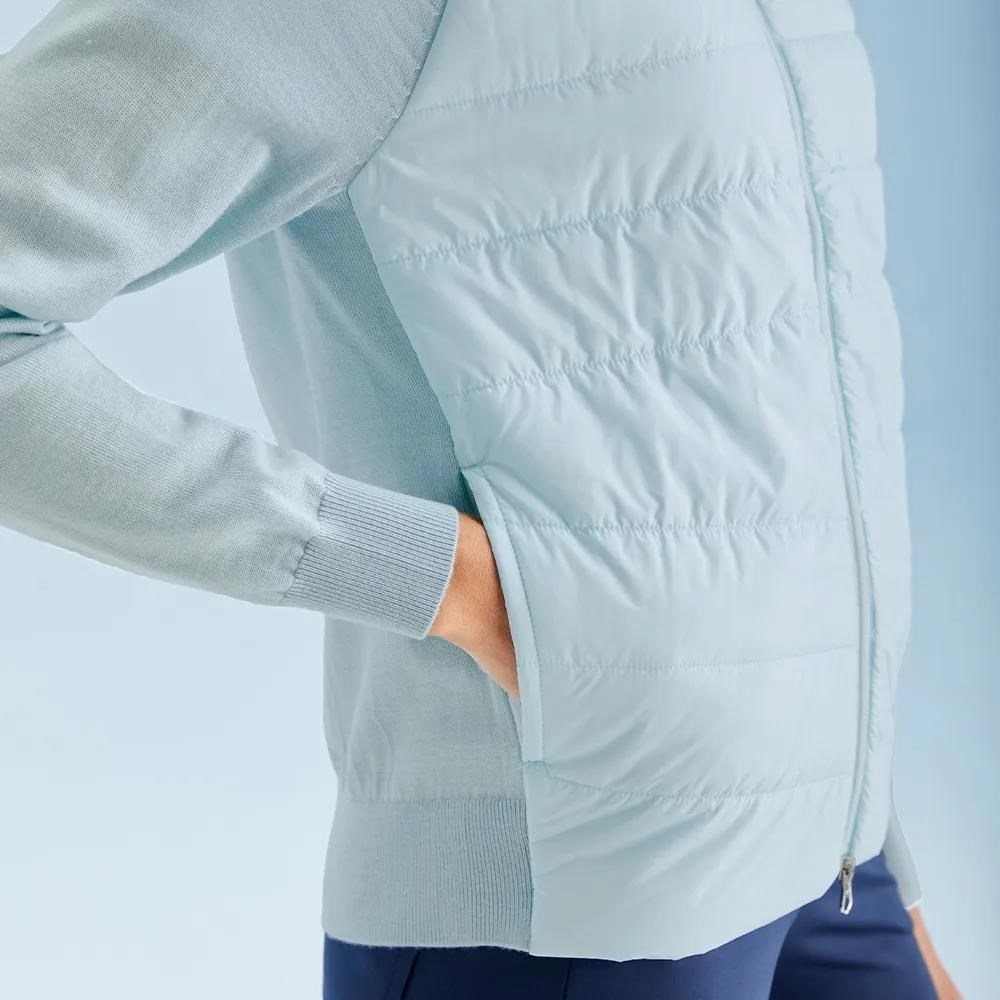 Ping Fran Hybrid full-zip Damenjacke, opal