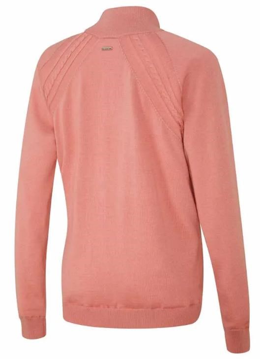 Ping Melodie Half-zip lined Damen Pullover, muted pink