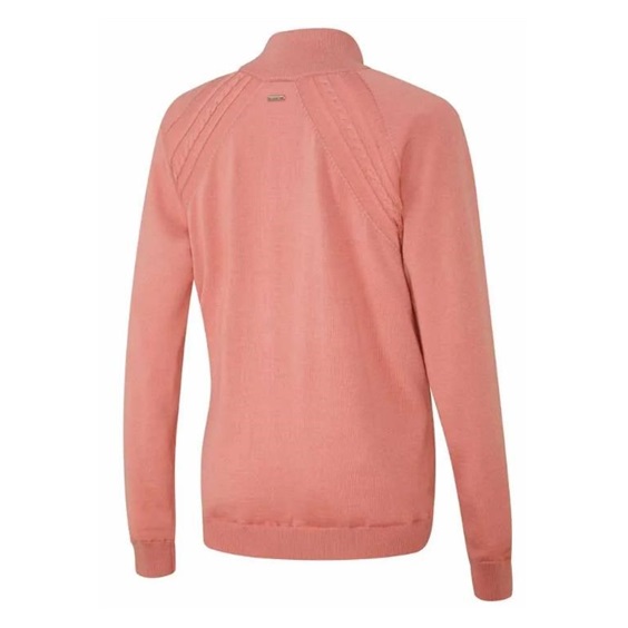Ping Melodie Half-zip lined Damen Pullover, muted pink