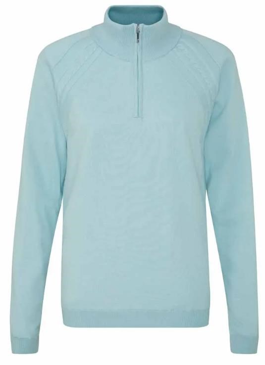 Ping Melodie Half-zip lined Damen Pullover, opal