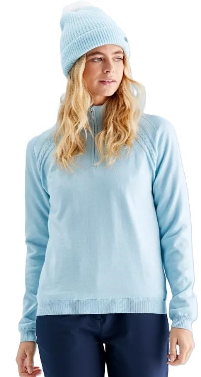 Ping Melodie Half-zip lined Damen Pullover, opal
