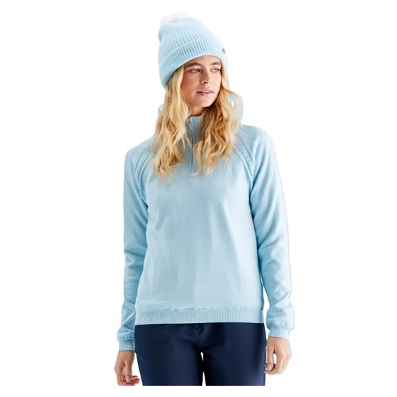 Ping Melodie Half-zip lined Damen Pullover, opal