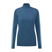 Ping Lockett Roll neck Damen Pullover, blue fusion/crystal blue