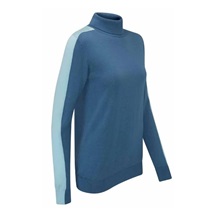 Ping Lockett Roll neck Damen Pullover, blue fusion/crystal blue