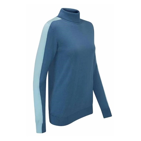 Ping Lockett Roll neck Damen Pullover, blue fusion/crystal blue