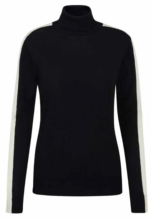 Ping Lockett Roll neck Damen Pullover, black/chalk