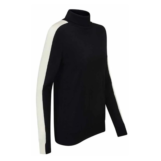 Ping Lockett Roll neck Damen Pullover, black/chalk