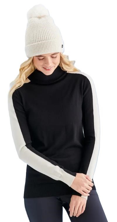 Ping Lockett Roll neck Damen Pullover, black/chalk