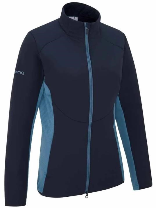 Ping Casey insulated hybrid Damenjacke, navy/blue fusion