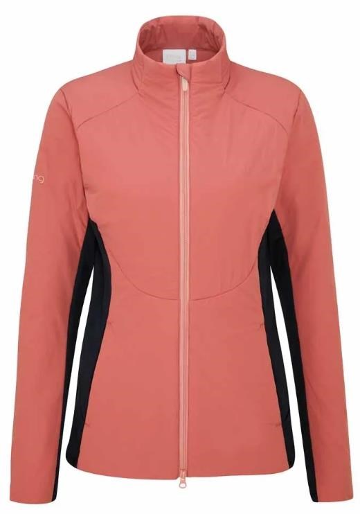 Ping Casey insulated hybrid Damenjacke, rose/navy