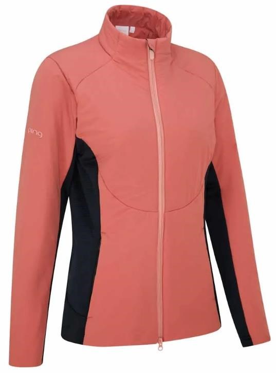 Ping Casey insulated hybrid Damenjacke, rose/navy