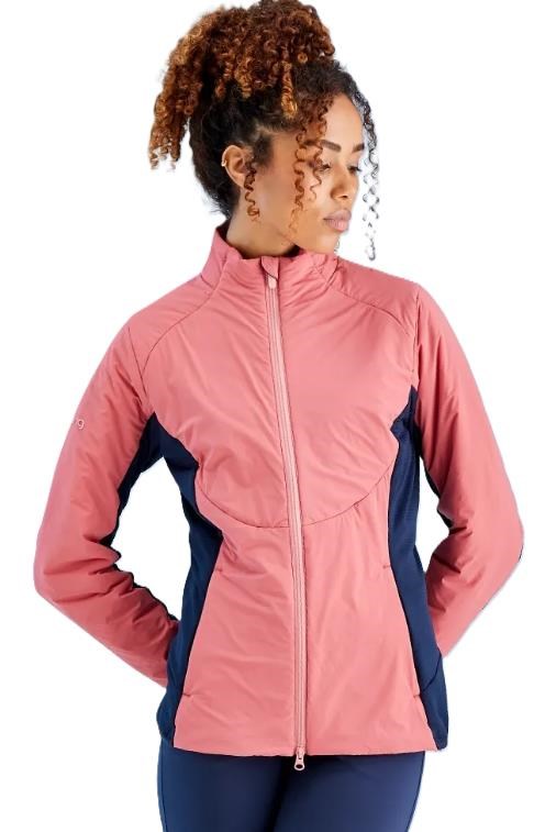 Ping Casey insulated hybrid Damenjacke, rose/navy