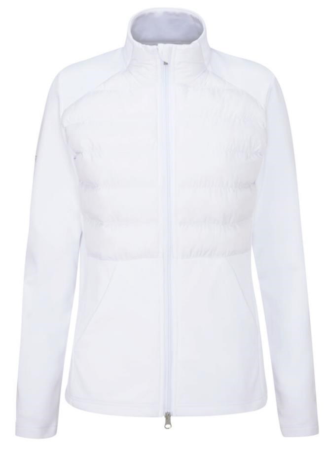Ping Clare Zoned fleece Damenjacke, weiss