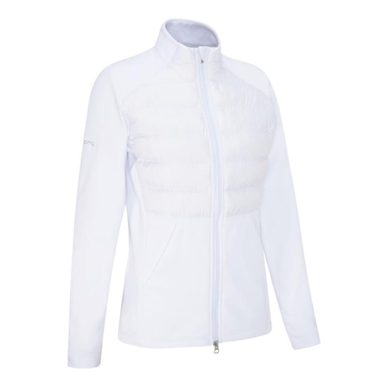 Ping Clare Zoned fleece Damenjacke, weiss