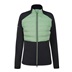 Ping Clare Zoned fleece Damenjacke, black/eucalyptus multi