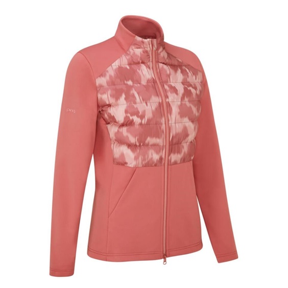 Ping Clare Zoned fleece Damenjacke, rose/rose multi