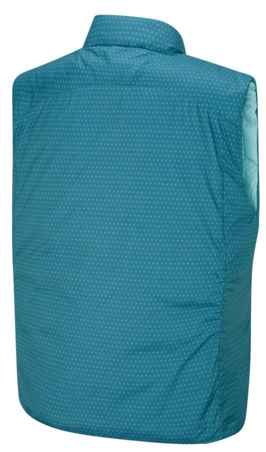 Ping Samantha Clo® insulated reversible Damen Weste, opal/blue fusion multi